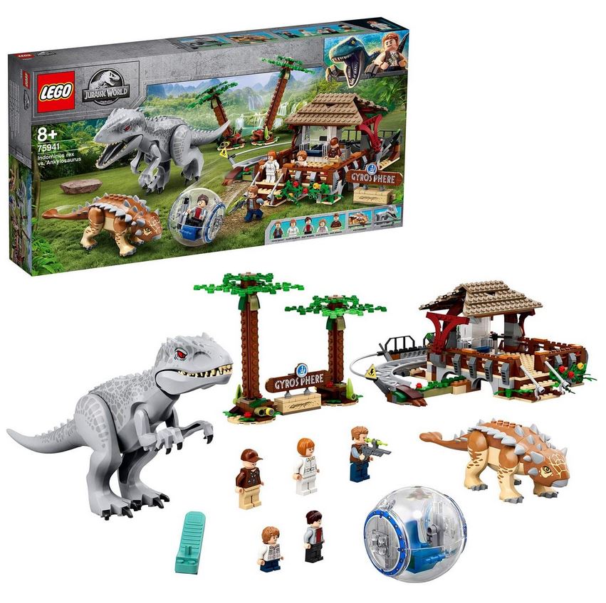 レゴ(LEGO)ジュラシック・ワールド インドミナス・レックス vs. アンキロサウルス 75941