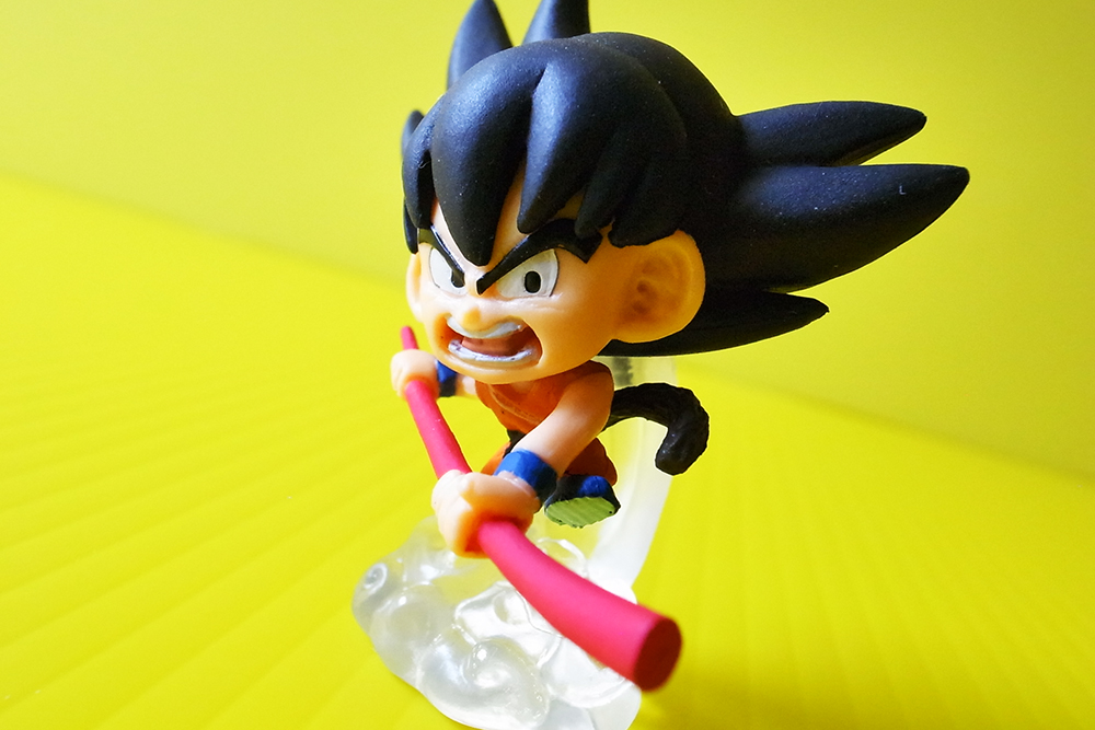 緊急入手 ドラゴンボール超戦士フィギュア５ 孫悟空が当たった 懐かしの筋斗雲に乗った孫悟空 トイコレ 人生はおもちゃ箱