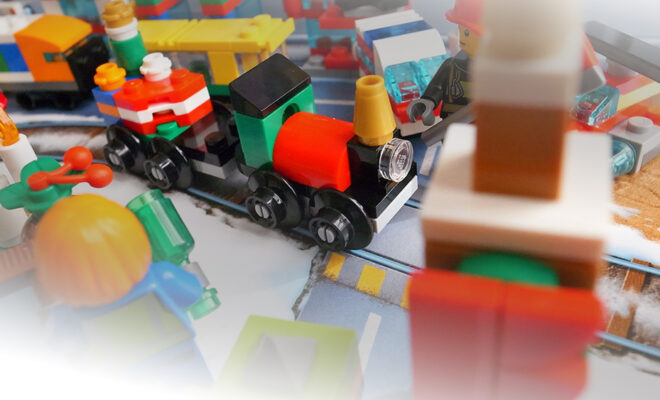 23日目（12/23）のレゴ・アドベントカレンダー2021は「蒸気機関車の連結車両」。